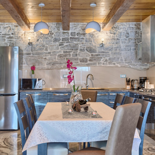 Küche, Villa Patrick, Villa Patrick - Luxuriöses Steinhaus im Herzen Istriens Pazin